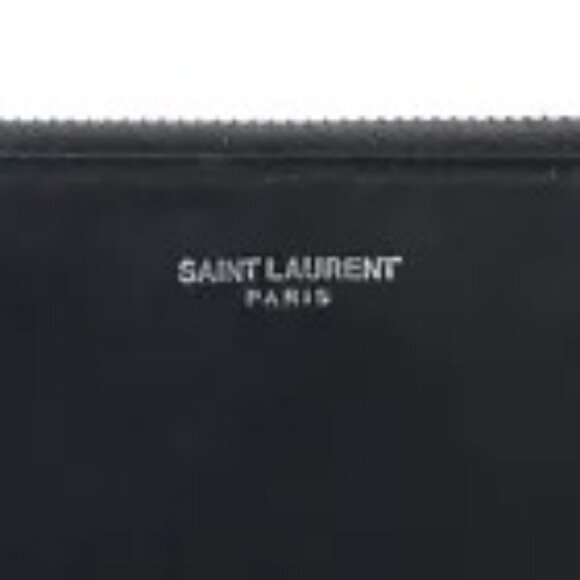 Auth SAINT LAURENT Clutch Bag Black/Multicolor Leather authentic - Picture 4 of 16